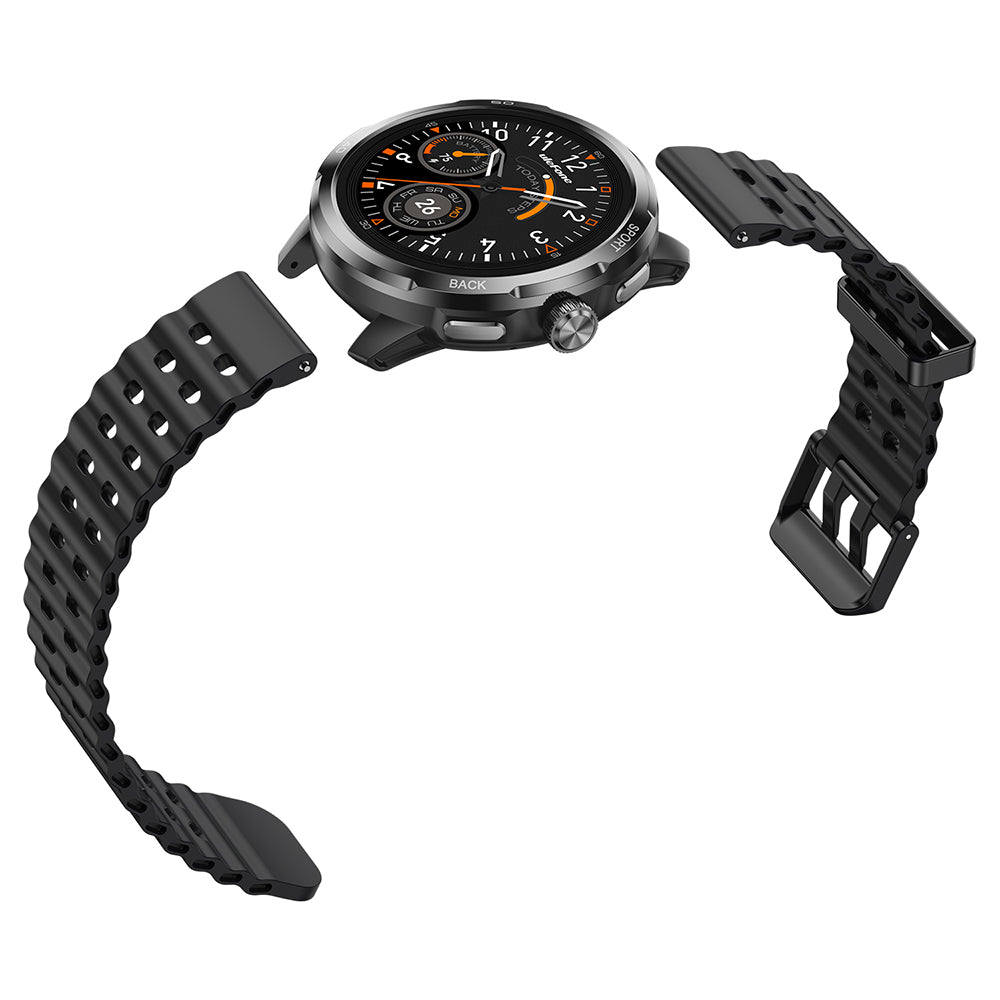 Armor Watch Pro, MIL-STD-810H und IP68/IP69K/5ATM, 8 Tage Akku, KI, GPS