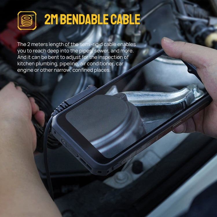 Ulefone Endoskop E2 IP67 Wasserdichtes digitales Endoskop für Ulefone Armor 9 / 9E / Power Armor 13 / 16 Pro / 18T / Armor Pad, uSmart E2