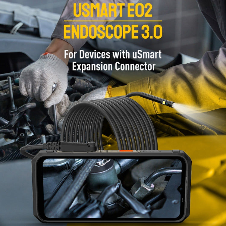 Ulefone Endoskop E2 IP67 Wasserdichtes digitales Endoskop für Ulefone Armor 9 / 9E / Power Armor 13 / 16 Pro / 18T / Armor Pad, uSmart E2