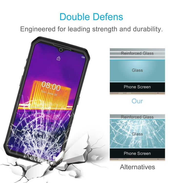 Ulefone Für Ulefone Armor 9 0,26 mm 9H 2,5D gehärtete Glasfolie