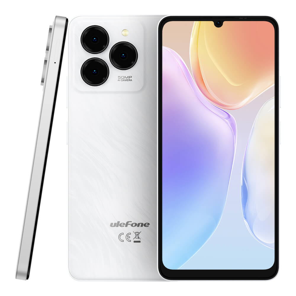 Ulefone Note 20 Pro, 6000-mAh-Akku, Unisoc T606 Octa-Core, 8GB + 4GB, Android 14