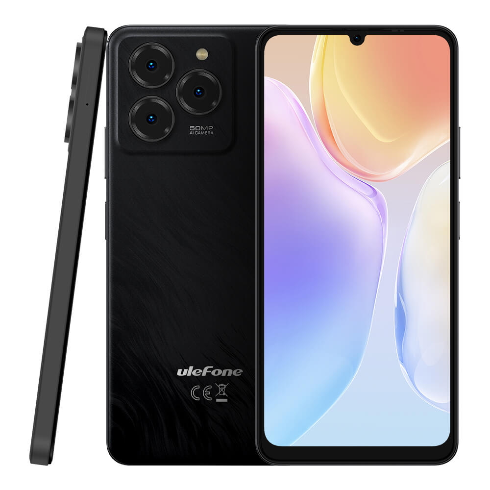 Ulefone Note 20 Pro, 6000-mAh-Akku, Unisoc T606 Octa-Core, 8GB + 4GB, Android 14