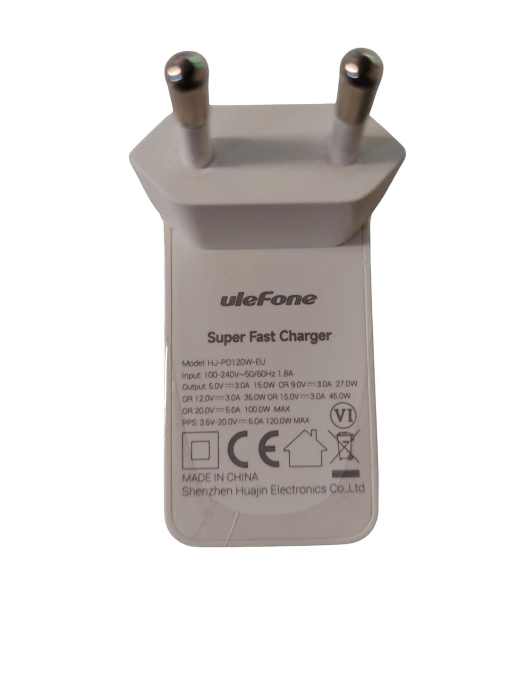Ulefone Original Ladegerät 20V6A 120W für Armor 23/26/28/29 Serie Weiss