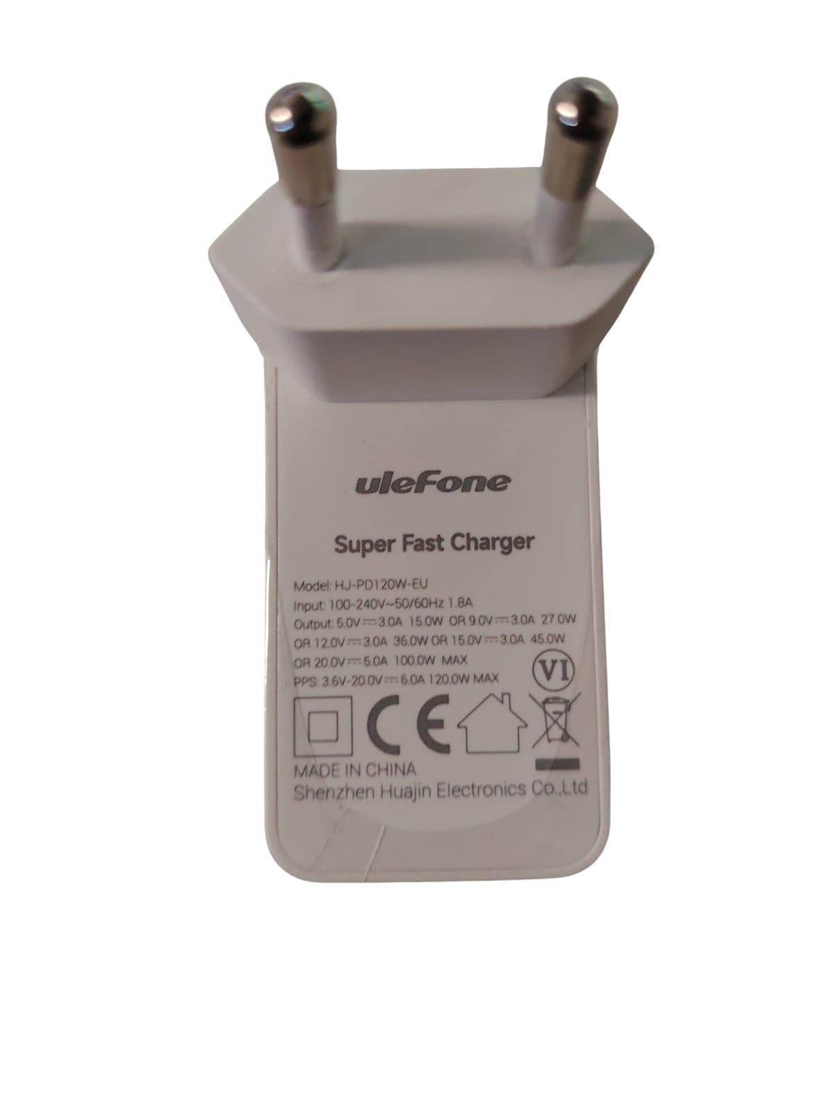 Ulefone Original Ladegerät 20V6A 120W für Armor 23/26/28/29 Serie Weiss
