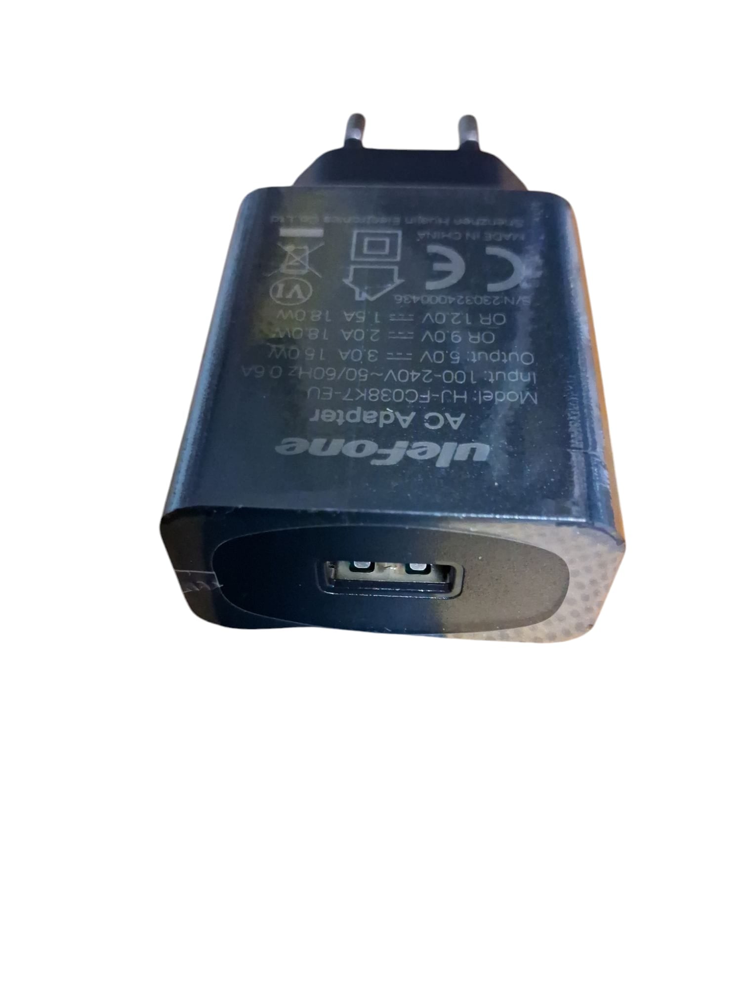 Ulefone Original Ladegerät für Ulefone Armor Pad Pro/16S/Note 18 Ultra/Tab A11 Pro/Tab A11 9VA 20W