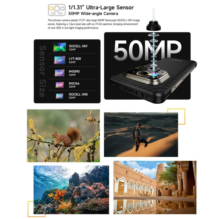 Ulefone Ulefone Armor 25T Pro, Wärmebildgebung, 6,78 Zoll, Android 15, 5G, NFC, 8GB+256GB