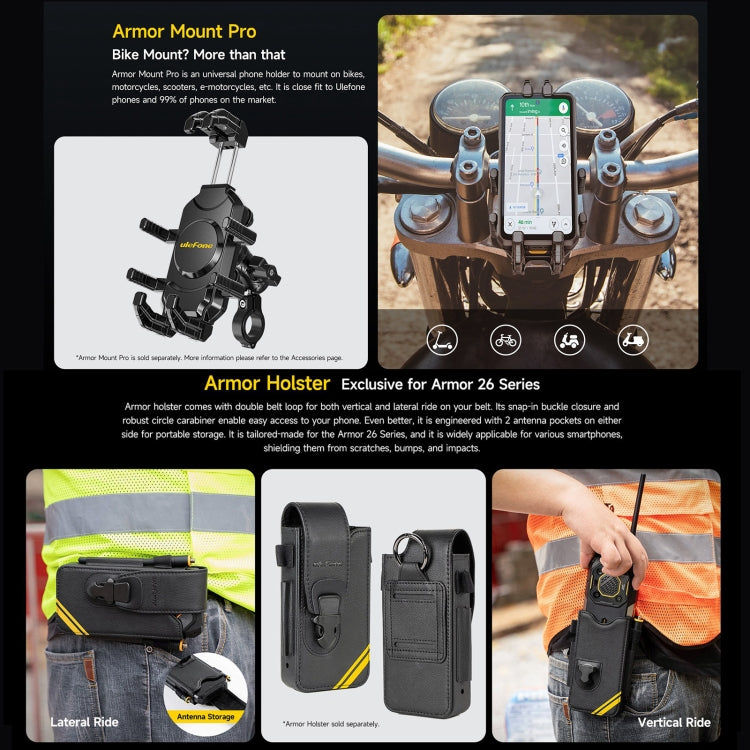 Ulefone Ulefone Armor 26 Ultra Walkie-Talkie-Version, 6,78 Zoll Android 13, 5G, NFC, 12GB+512GB