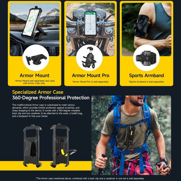 Ulefone Ulefone Armor 27 Pro, 12 GB + 256 GB, Nachtsicht, 10600 mAh, 6,78 Zoll Android 14, 5G, NFC