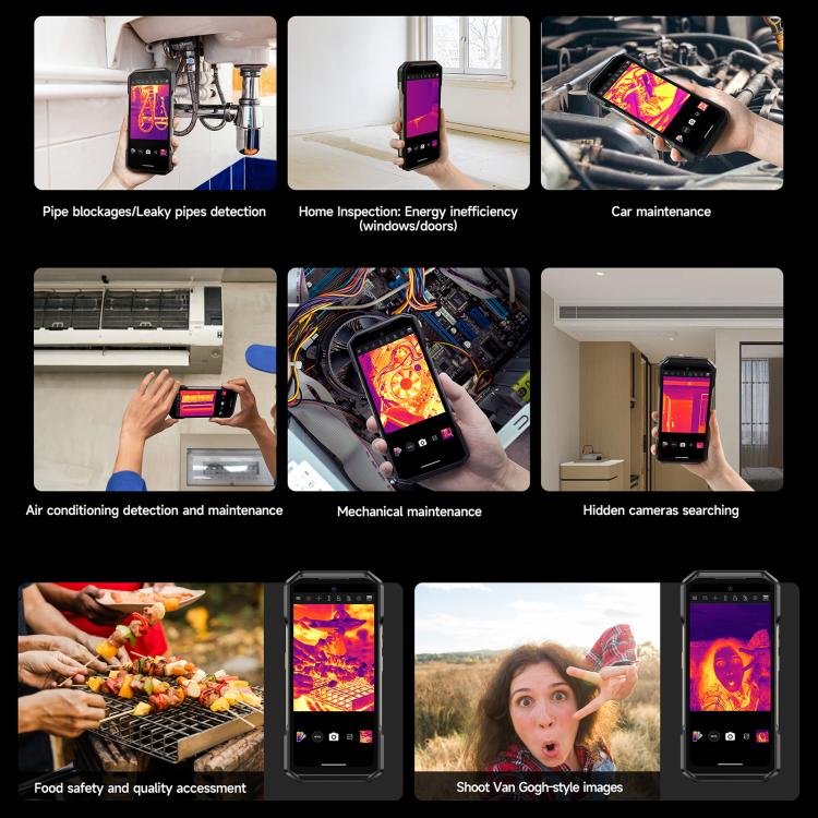 Ulefone Ulefone Armor 27T+, 12 GB + 256 GB, Wärmebildkamera, Nachtsicht, 10600mAh Akku, 6,78 Zoll Display, Android 14, 4G, NFC, OTG