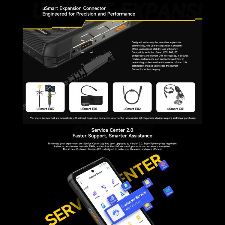 Ulefone Ulefone Armor 30, 12 GB + 512 GB, Nachtsicht, (IP68/IP69K), 6,95 Zoll, Android 15, 4G, NFC, OTG