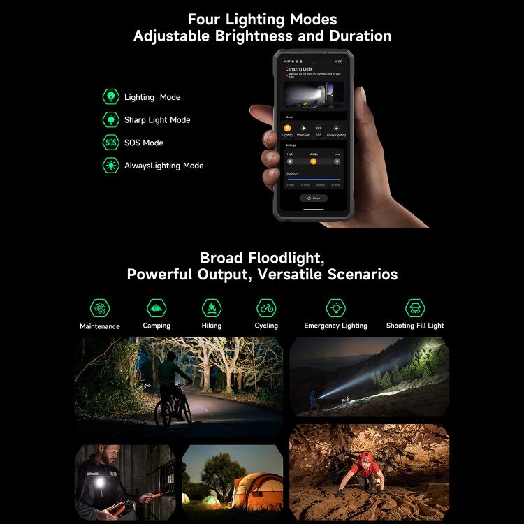 Ulefone Ulefone Armor 33, 12 GB + 512 GB, 6,95 Zoll, Android 15, 4G, OTG, NFC, LED-Beleuchtung