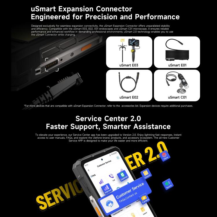 Ulefone Ulefone Armor 33, 12 GB + 512 GB, 6,95 Zoll, Android 15, 4G, OTG, NFC, LED-Beleuchtung