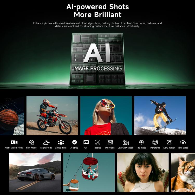 Ulefone Ulefone Armor 33, 12 GB + 512 GB, 6,95 Zoll, Android 15, 4G, OTG, NFC, LED-Beleuchtung