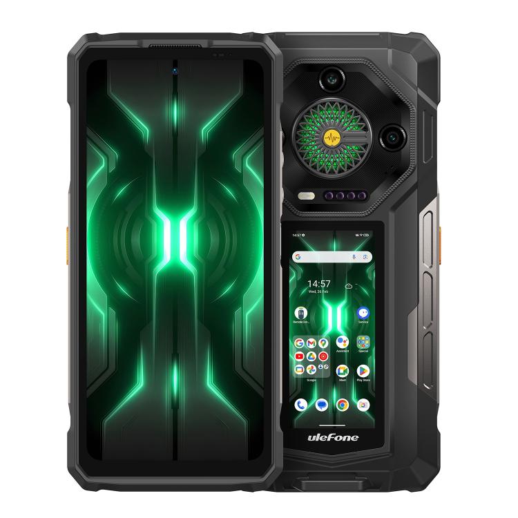 Ulefone Ulefone Armor 33 Pro, 16 GB + 512 GB, Nachtsicht, 6,95 Zoll + 3,4 Zoll Dual-Screen, Android 14, 5G, OTG, NFC