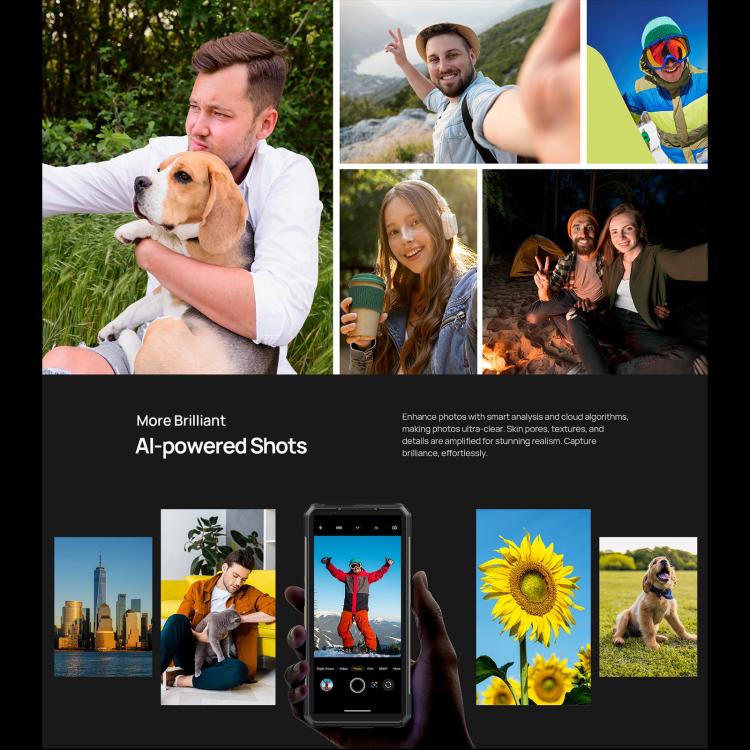 Ulefone Ulefone Armor 34 Pro, 16 GB + 512 GB, Nachtsicht, (IP68/IP69K), 6,95 Zoll, Android 15, 5G, NFC, OTG