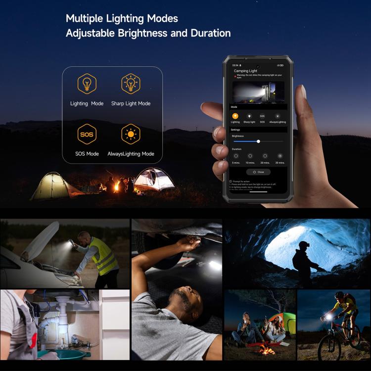 Ulefone Ulefone Armor 34 Pro+ Projektor, 16 GB + 512 GB, Nachtsicht, robustes Smartphone (IP68/IP69K)