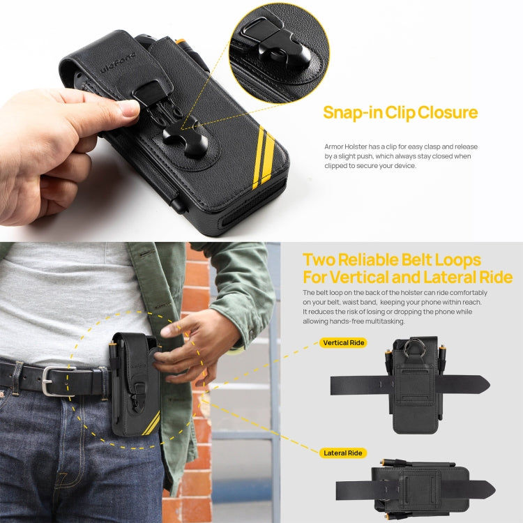 Ulefone Ulefone Armor Holster Mehrzweck-Handytasche Hüfttasche, für Armor 26 Ultra, Armor 24