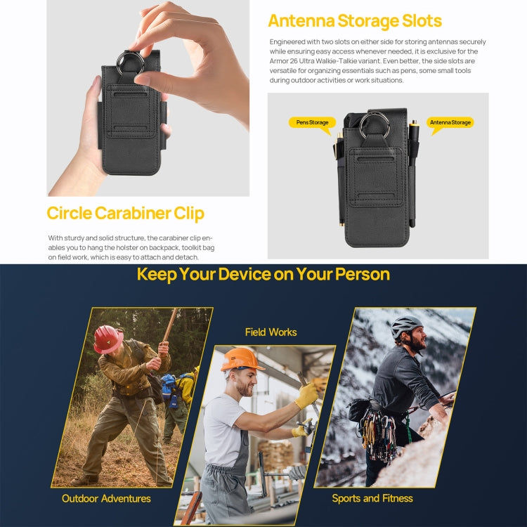 Ulefone Ulefone Armor Holster Mehrzweck-Handytasche Hüfttasche, für Armor 26 Ultra, Armor 24