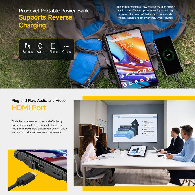 Ulefone Ulefone Armor Pad 3 Pro, 10,36 Zoll Android 13 MediaTek MT8788 Octa Core 4G