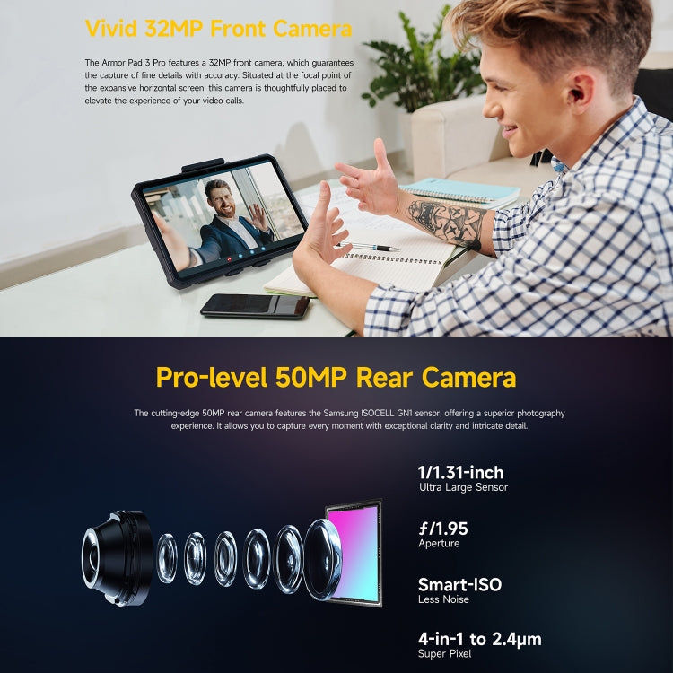Ulefone Ulefone Armor Pad 3 Pro, 10,36 Zoll Android 13 MediaTek MT8788 Octa Core 4G