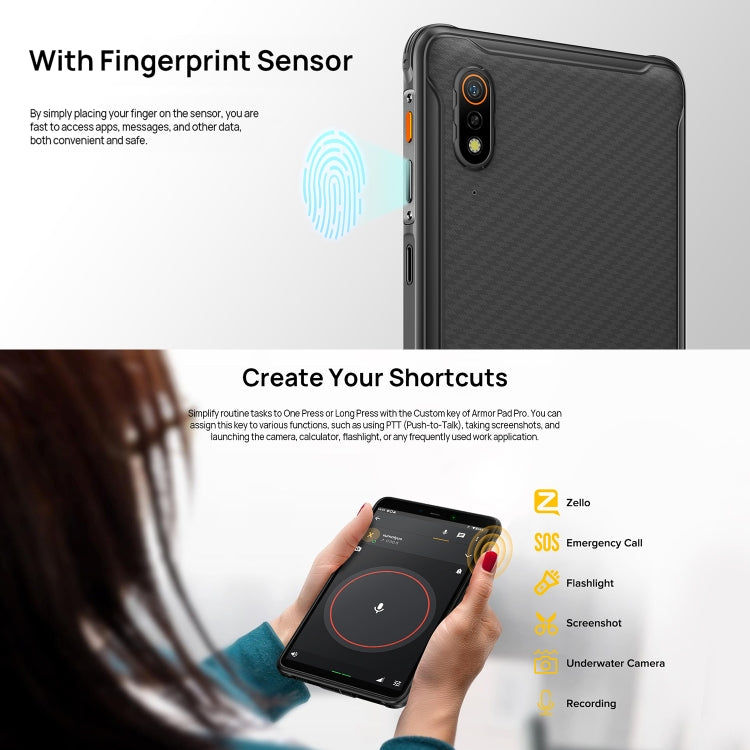 Ulefone Ulefone Armor Pad Pro, 8 Zoll Android 13 MediaTek MT8788 Octa Core 4G
