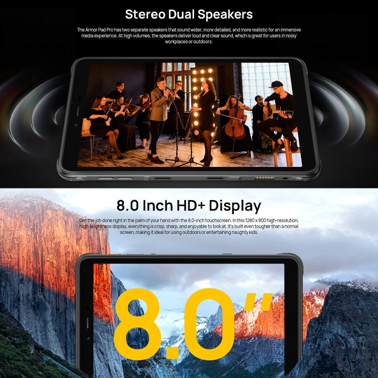 Ulefone Ulefone Armor Pad Pro, 8 Zoll Android 13 MediaTek MT8788 Octa Core 4G