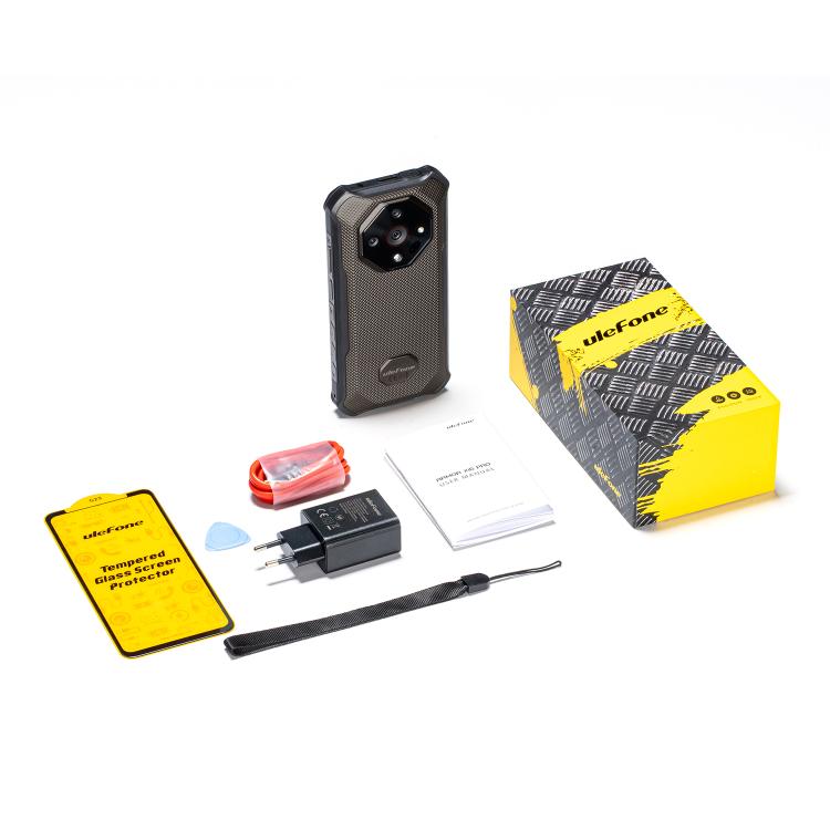 Ulefone Ulefone Armor X16 Pro, 8 GB + 256 GB, Nachtsicht, (IP68/IP69K), 6,56 Zoll, Android 15, MediaTek Dimensity 6300 Octa-Core-Prozessor, Netzwerk: 5G, NFC, OTG