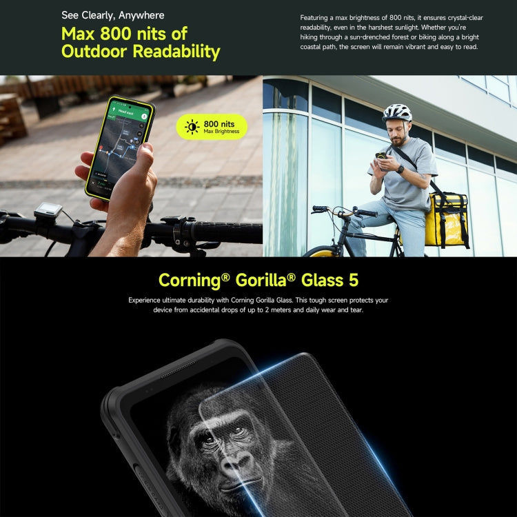 Ulefone Ulefone Armor X31 Pro 5G, 8 GB + 256 GB, Nachtsicht, IP68/IP69K, 6,56 Zoll Android 14