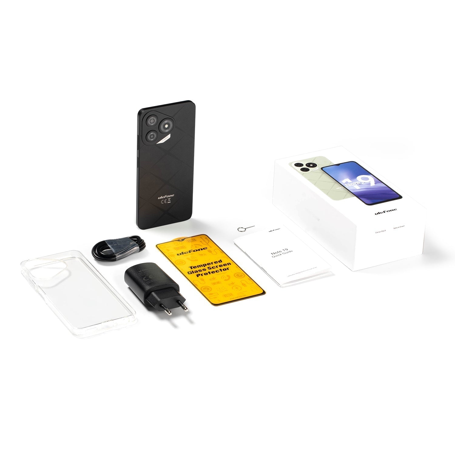 Ulefone Ulefone Note 19 6.56-inch HD+ Unisoc T603, Octa-core 5000mAh 3GB+32GB Schwarz