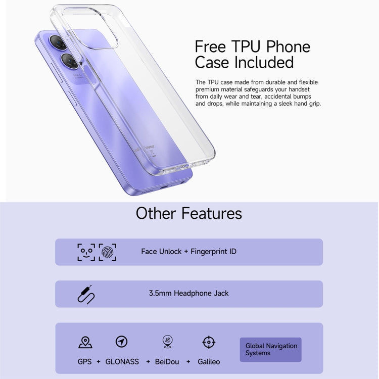 Ulefone Ulefone Note 21, 4 GB + 128 GB, Face ID und Fingerabdruck, Akku 5000mAh