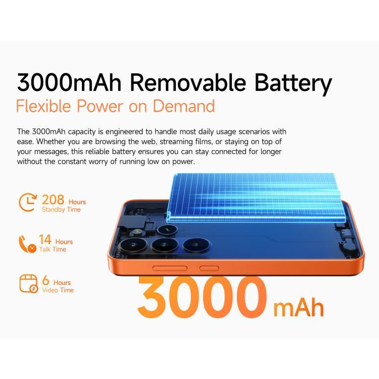 Ulefone Ulefone Note 22, 3 GB + 32 GB, 5 Zoll, Android 16 Go, Unisoc T7100 Octa-Core