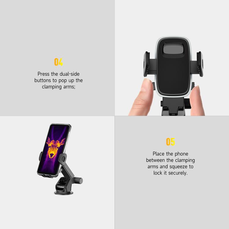 Ulefone Ulefone UAN04 Armor Mount Autotelefonhalter, verbessertes Modell