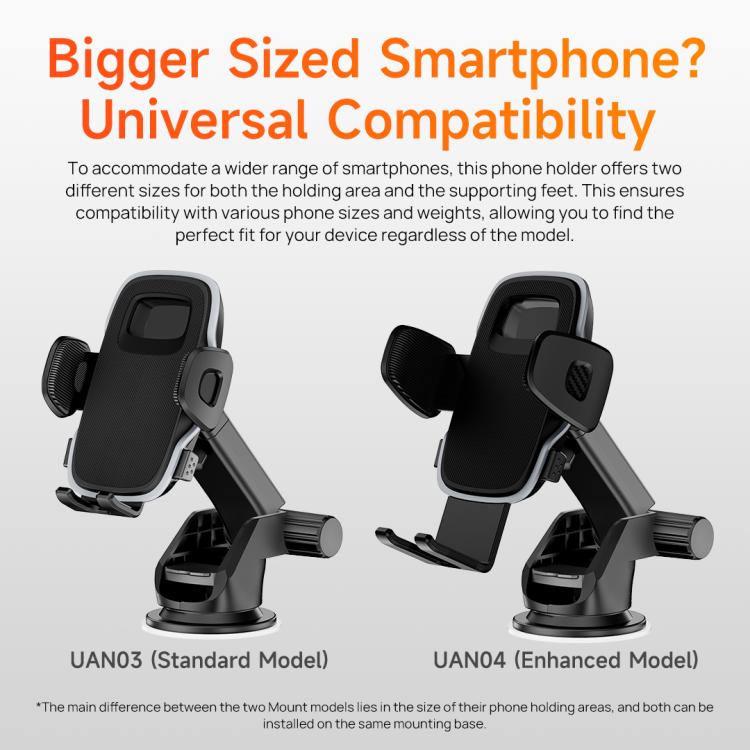 Ulefone Ulefone UAN04 Armor Mount Autotelefonhalter, verbessertes Modell