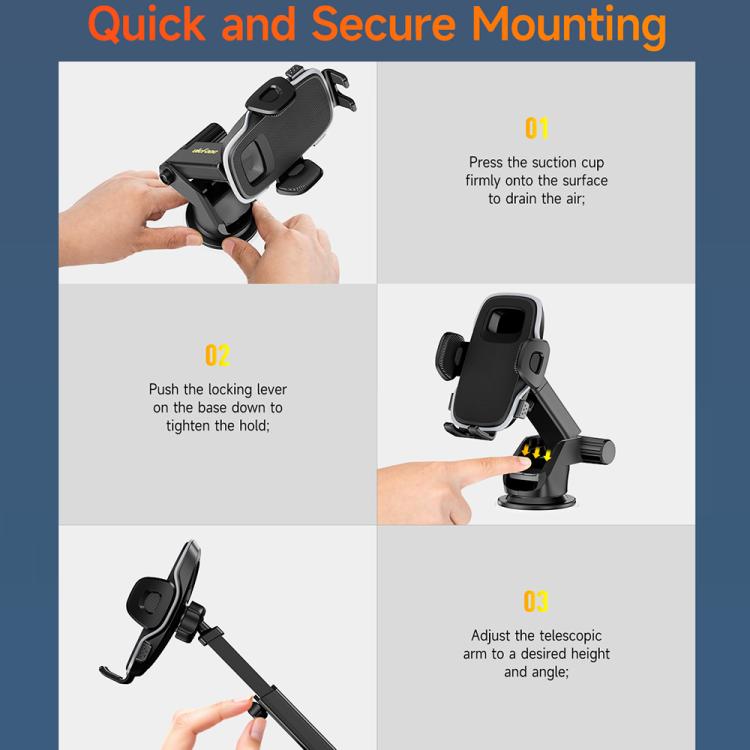 Ulefone Ulefone UAN04 Armor Mount Autotelefonhalter, verbessertes Modell