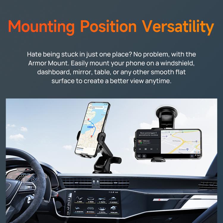Ulefone Ulefone UAN04 Armor Mount Autotelefonhalter, verbessertes Modell